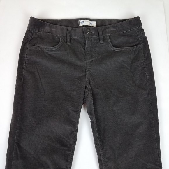 Madewell Gray Corduroy Stretchy Skinny Jeans Womens Size 27 x 32 - Picture 2 of 9